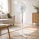 Aga Standventilator 41 cm Weiß, 3-Geschwindigkeitsstufen, Oszillation, Verstellbare höhe, 45 W