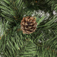 Aga Weihnachtsbaum leicht küstlisch beschneite Fichte mit kleinen Zapfen 180 cm , Künstlicher Weihnachtsbaum, Tannenbaum mit ständer, Christbaum, Kunstbaum Weihnachten