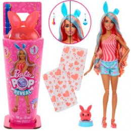 Mattel Barbie Pop Reveal lalka z serii: Shake + królik i akcesoria ZA6060 uniwersalny