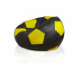 Aga Sitzsack Relaxationbag BALL XXXL Gelb - Schwarz