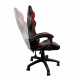 Aga Spielstuhl, Bürostuhl,Drehbarer Spielstuhl, Gamingstuhl, Racing Schreibtischstuhl,Chefsessel MR2080 Schwarz - Rot