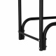 Aga Garden Kaminholzregal 200x36x116cm Schwarz