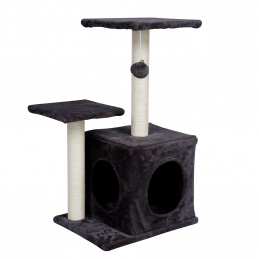 Aga Kratzbaum für Katzen DS347- SCHWARZ