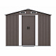Aga Gartenhaus 236x190x174 cm Graubraun