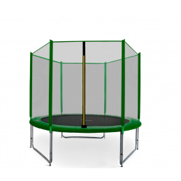 Aga SPORT PRO Trampolin 180 cm Dunkelgrün + Schutznetz