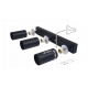 LED-Deckenleuchte LED-Deckenstrahler LED-Deckenlampe LED VIKI-X 3x GU10 - schwarz