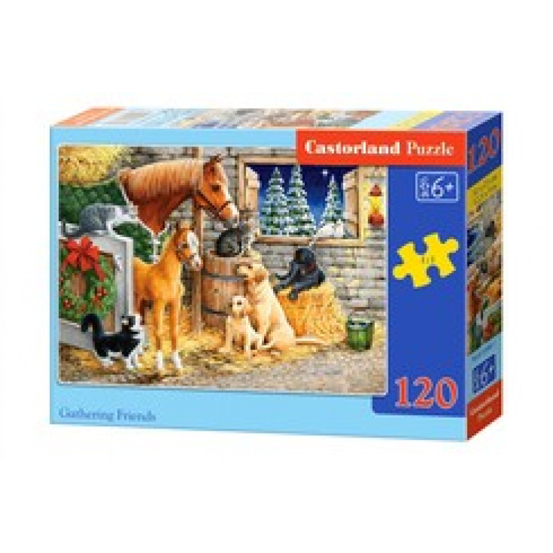 CASTORLAND Puzzle 120 Teile - Gathering Friends