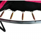 Aga SPORT EXCLUSIVE Trampolin, Kindertrampolin, Gartentrampolin mit Sicherheitsnetz 305 cm Rosa + Schutznetz + Leiter