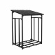 Aga Metall Kaminholzregal 110x70x145 cm Schwarz