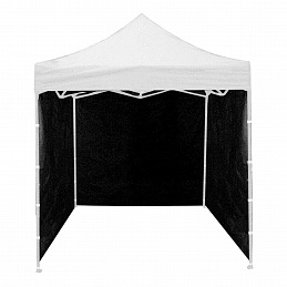 Aga Seitenwände für Verkaufsstand 3x2m Schwarz