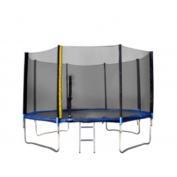 Linder Exclusiv Trampolin XXL 366 cm + Schutznetz + Leiter + Abdeckung