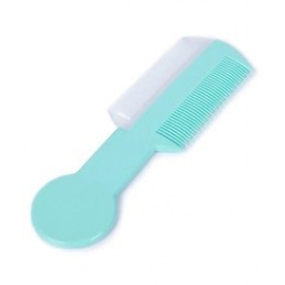 Grzebień do Włosów z miękkimi i twardymi Ząbkami, Turkusowy 0m+ POUPY uniwersalny