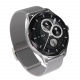 Garett Viva Silberne Smartwatch mit Stahlarmband