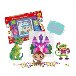 B50B ZESTAW KORALIKÓW  PUZLE OBRAZEK