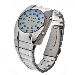 L42 ZEGAREK BINARNY  RETRO LED