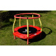 Aga Trampolin, Kindertrampolin,Gartentrampolin mit Sicherheitsnetz 116 cm Rot/Gelb