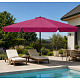 Linder Exclusiv Sonnenschirm, Gartenschirm 400 cm Brombeer