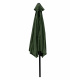 Linder Exclusiv Knick Sonnenschirm, Gartenschirm Ø 250 cm,mit Kurbelmechanismus,Grün