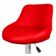 Aga Barhocker Rot  aus Kunstleder 360° drehbar höhenverstellbar, Barstuhl, Küchenhocker, Barhocker, Barstuhl, Bistrohocker