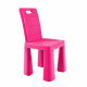 Doloni Kinderstuhl aus Kunststoff Rosa