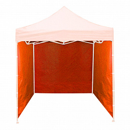 Aga Seitenwände für Verkaufsstand 3x2m Orange