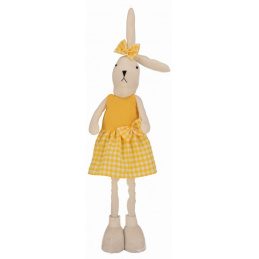 Zajączek materiałowy na teleskopowych nogach 75 cm dziewczynka