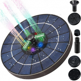 Q33B PŁYWAJĄCA SOLARNA FONTANNA RGB