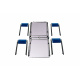 Aga Camping Klappset Blau
