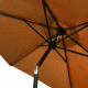 Aga Kippbarer Garten-Sonnenschirm 250 cm Braun