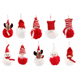Aga Weihnachtsschmuck-set 8 Stück Figuren