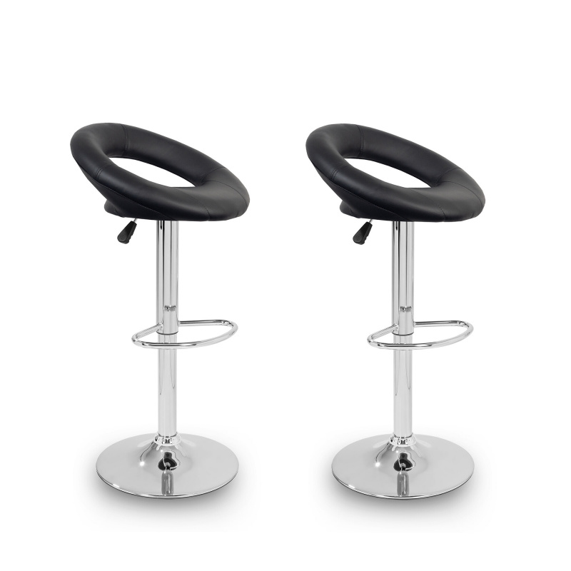 Aga 2x Barhocker MR2036 Schwarz