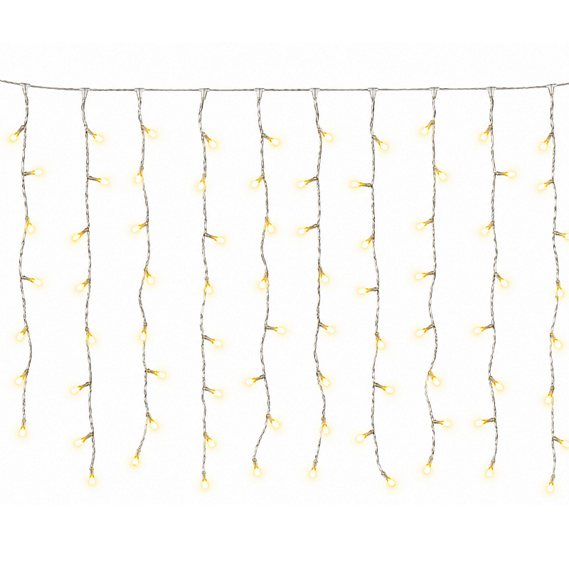 Linder Exclusiv Weihnachtsbeleuchtung Regen 160 LED Warmweiß