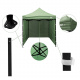 Aga Pavillon, Pop-up-Pavillon, Partyzelte, Faltpavillon  3x3m Grün