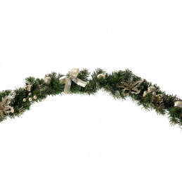 Aga Weihnachtsgirlande mit Weihnachtselementen 180cm Gold