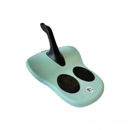 Aga Kinder Schlitten  DS490 Blau, Kinderschlitten aus Kunststoff, Stabiler Schneebob, Rodelschlitten für Kinder