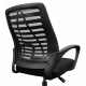 Aga Ergonomischer Bürostuhl Schreibtischstuhl,Drehstuhl MR2078 Schwarz