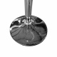 Aga 2x Barhocker Silber/Schwarz-Weiß