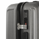 Aga Travel Aga Travel Kofferset, Reisekofferset , Hartschalenkoffer, Doppeltragegriff mit Zahlenschloss, Trolley Reisekoffer 3tgl 4 Rollen  MR4667 Dunkelgrau