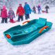 Aga Kinder Schlitten  DS498 Blau, Kinderschlitten aus Kunststoff, Stabiler Schneebob, Rodelschlitten für Kinder