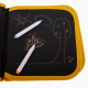 Aga Portable Kreide weiches Notizbuch Skizzenbuch Teddybär