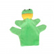 Aga Plüschhandpuppe - Handgefertigter Frosch