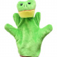 Aga Plüschhandpuppe - Handgefertigter Frosch