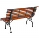 Linder Exclusiv Gartenbank Parkbank Gartenmöbel Holzbank MC4415 150x70x81 cm