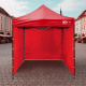 Aga Pavillon, Pop-up-Pavillon, Partyzelte, Faltpavillon  2x2m Rot