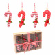 Aga Weihnachtsschmuck-set 8 Stück Weihnachtskrücke