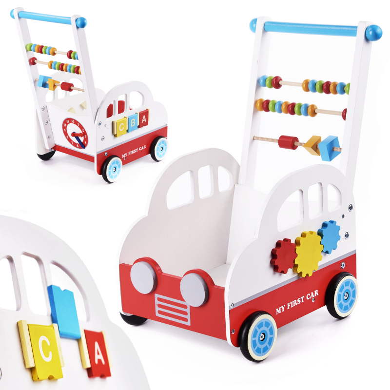 Aga Lauflernwagen aus Holz  AUTO