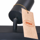 LED Deckenleuchte VIKI-L LED-Deckenleuchte LED-Deckenlampe LED-Deckestrahler 3x GU10 schwarz