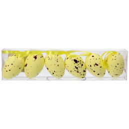 Jajka przepiórcze ze styropianu 6 szt.