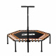 Aga FITNESS Trampolin 130 cm Orange + Griff
