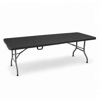 Aga Garten Klapptisch 240x74x74 cm Schwarz